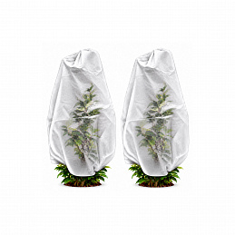 Aga 2x Husă de protecție pentru plante 80x120 cm Albă