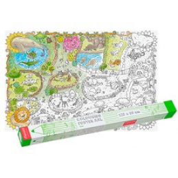 MONUMI Planșe de colorat XXL pentru podea - Zoo 4+