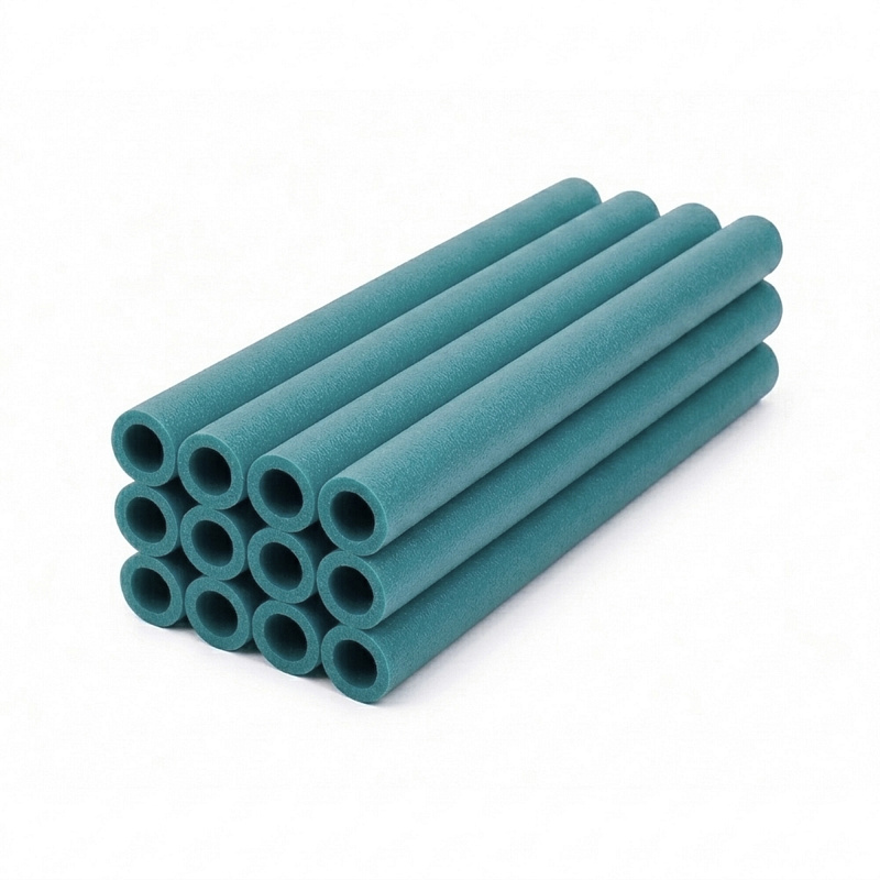 Aga 12x Protecție din spumă pentru stâlpii trambulinei 70 cm Verde închis