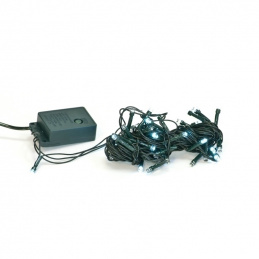 E10A1 LAMPKI CHOINKOWE BIAŁE 50LED 5M