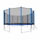 Aga SPORT PRO Trambulină 500 cm Albastră + plasă de protecție + scară + buzunar pentru încălțăminte