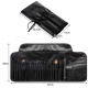 Set de pensule cosmetice în husă 24 bucăți negru ISO 8573
