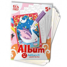 Album de colorat cu nisip Lumea Magică 5+ SABBIARELLI universal