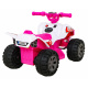 Cea mai rapidă ATV cu baterie pentru copii Roz + motor de 25W