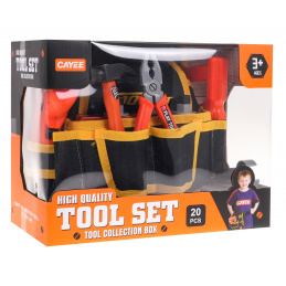 Set de bricolaj cu centură de unelte pentru copii 3+ Șurubelniță interactivă + accesorii Set de bricolaj cu centură de unelte pentru copii 3+ Șurubelniță interactivă + accesorii