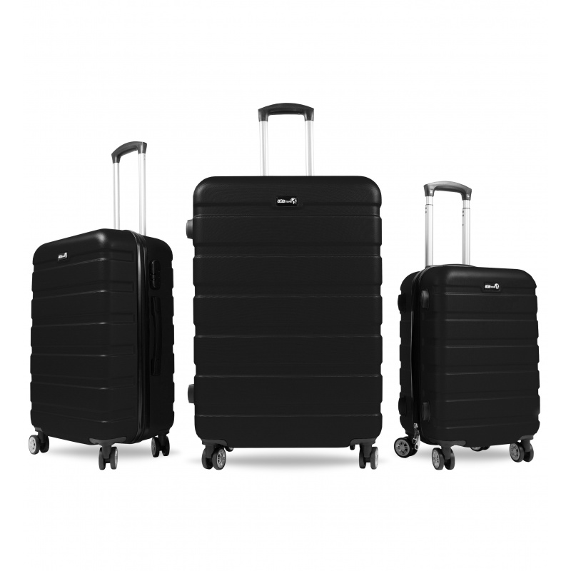 Set de valize de călătorie Aga Travel MR4650 Negru