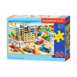 Puzzle 60 buc. Șantier de construcții universal