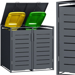 Acoperire pentru 2 coșuri de gunoi