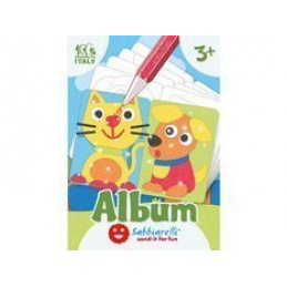 Album de colorat cu nisip Primele imagini 3+ SABBIARELLI universal
