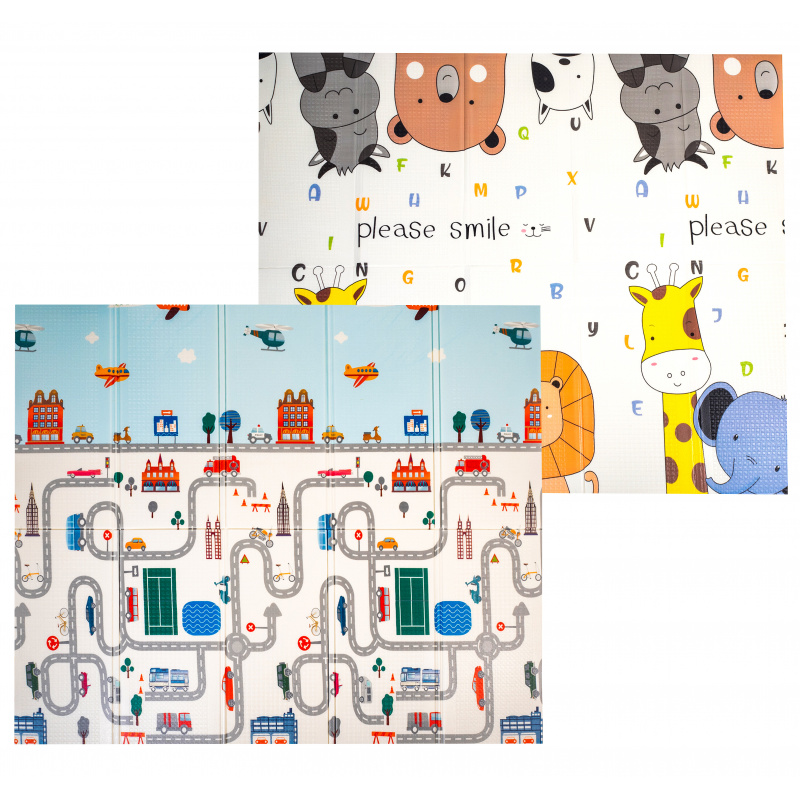 Aga4Kids Saltea pliabilă din spumă pentru copii 200x180 cm MR132