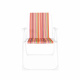 Scaun pliant Aga OXFORD MR2128 Portocaliu cu dungi