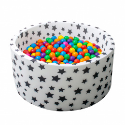 Piscină uscată Aga 90x40 cm cu bile Stele