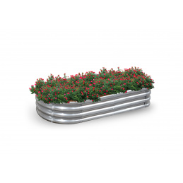 Aga Strat ridicat 120x60x29 cm oțel galvanizat