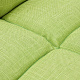 Aga Fotoliu reglabil pe podea 36x48x48 cm Verde