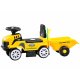 TRAKTOR Vehicul de împins cu remorcă ZA3746 - Galben