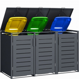 Acoperire pentru 3 coșuri de gunoi