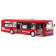 Autobuz urban pentru copii 6+ Telecomandat roșu 1:20 Părți mobile + sunete Lumini