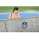 BESTWAY Power Steel Swim Vista piscină cu fereastră 427x250x100 14x8FT 7in1
