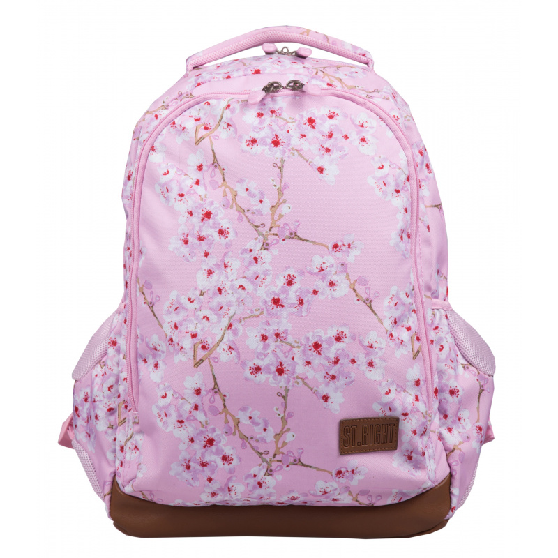 St.RIGHT Rucsac școlar cu două compartimente Flowers