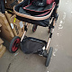 Kiduku Cărucior combinat 3în1 Bordo/Negru 6DZ134 - CALITATEA a II-a
