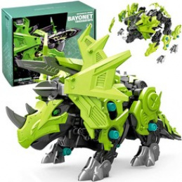 Model mobil Triceratops robot ZA4371 universal de asamblat
