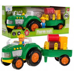 Set Tractoraș cu Fermier + Accesorii