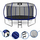 Aga SPORT EXCLUSIVE Trambulină 430 cm Albastru închis + plasă de protecție + scară