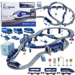 Mare Tren electric pistă POLIȚIA 92ele ZA4436 universal