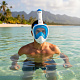 Masca de snorkeling cu față întreagă Aga L/XL Alb/Albastru