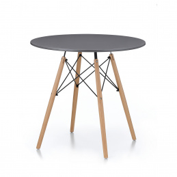 Masa de sufragerie Aga 80 cm Gri