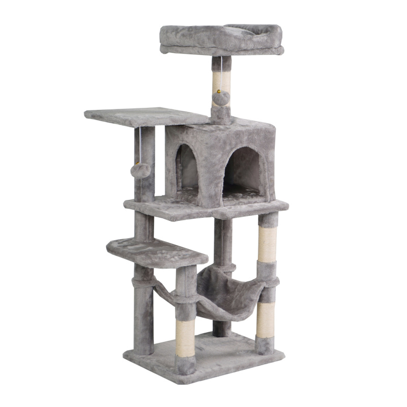 Aga Scratcher pentru pisici 36x46x110 cm Gri