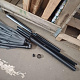 Linder Exclusiv Umbrelă de grădină 350 cm Gri închis 6DAZ435 - CALITATEA a II-a