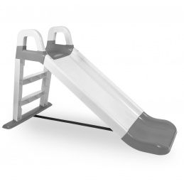 Tobogan Doloni cu mâner 140 cm Alb-Gri