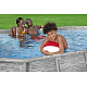 BESTWAY Power Steel Swim Vista piscină cu fereastră 427x250x100 14x8FT 7in1