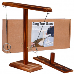 Joc de îndemânare pentru copii și adulți "Bătălia inelului și cârligului"