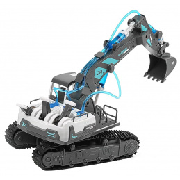 Excavator hidraulic de asamblat pentru copii 8+ Elemente mobile + Piese de construcție 130 buc.