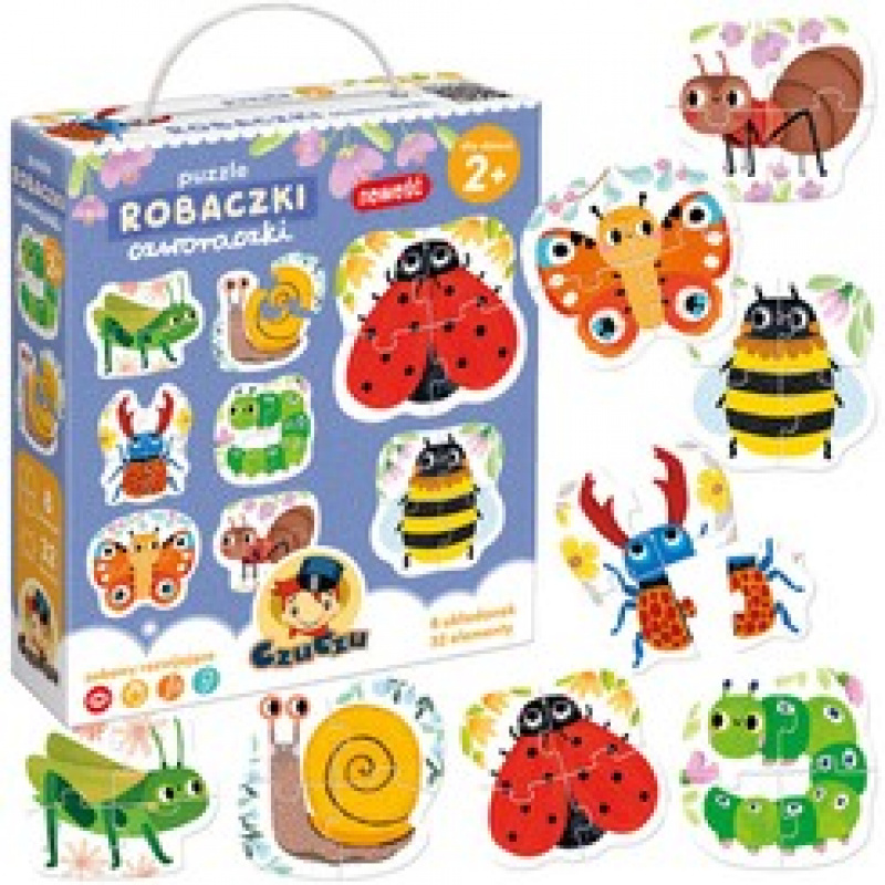 CzuCzu Puzzle Viermi cu patru picioare ZA4156