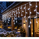Linder Exclusiv Ploaie de lumini de Crăciun 120 LED Alb rece