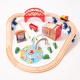 Aga4Kids Set trenuleț din lemn 30 piese DS5646