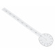 Aga Ceas de perete mare 80-120cm Argintiu