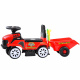 TRAKTOR Vehicul de împins cu remorcă ZA3746 - Roșu