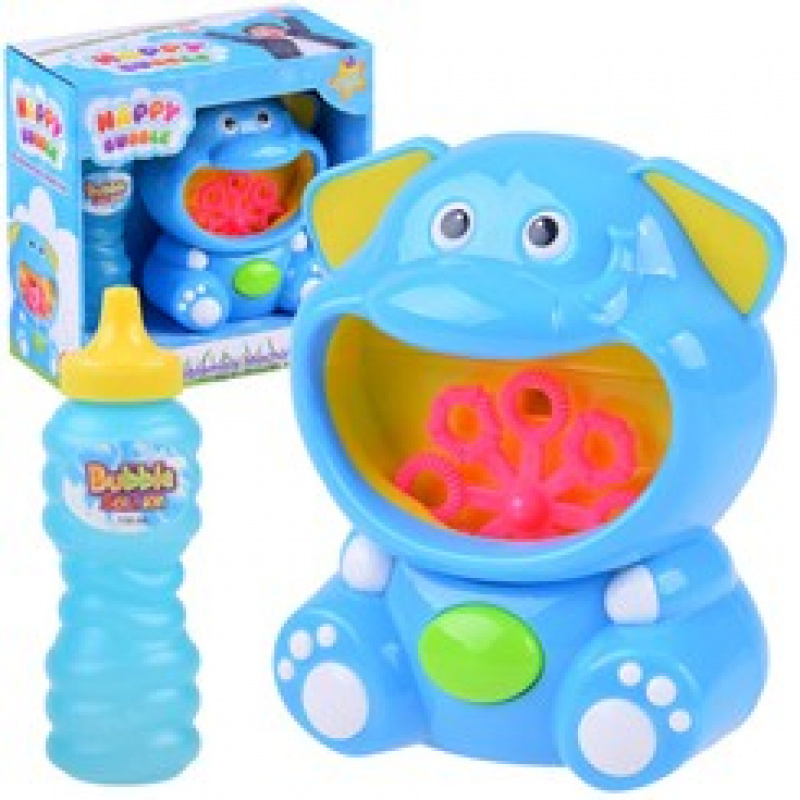 Mașină de Bule pentru Copii Elefant cu soluție ZA4149