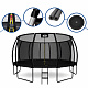 Aga SPORT EXCLUSIVE Trambulină 500 cm Neagră + plasă de protecție + scară