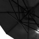 Aga Umbrelă de grădină suspendată 300 cm Negru