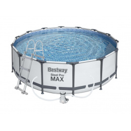 Bestway Steel Pro Max 3,66 x 1 m + Filtru cu cartuș + scară 2DAZ123