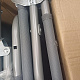 Aga 2x Șezlong de grădină reglabil cu acoperiș Gri 6DAZ255 - II. CALITATE
