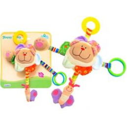 Ursuleț de pluș Agățătoare pentru pătuț cărucior ZA1823 universal