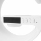 Lampa LED Aga RGB 5în1 cu încărcător wireless Albă