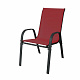 Linder Exclusiv Scaun de grădină STAPEL MC330885 Roșu închis