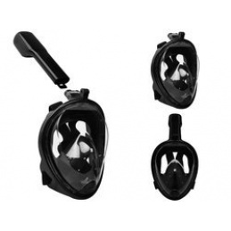 Masca de snorkeling pentru față L/XL Negru ISO